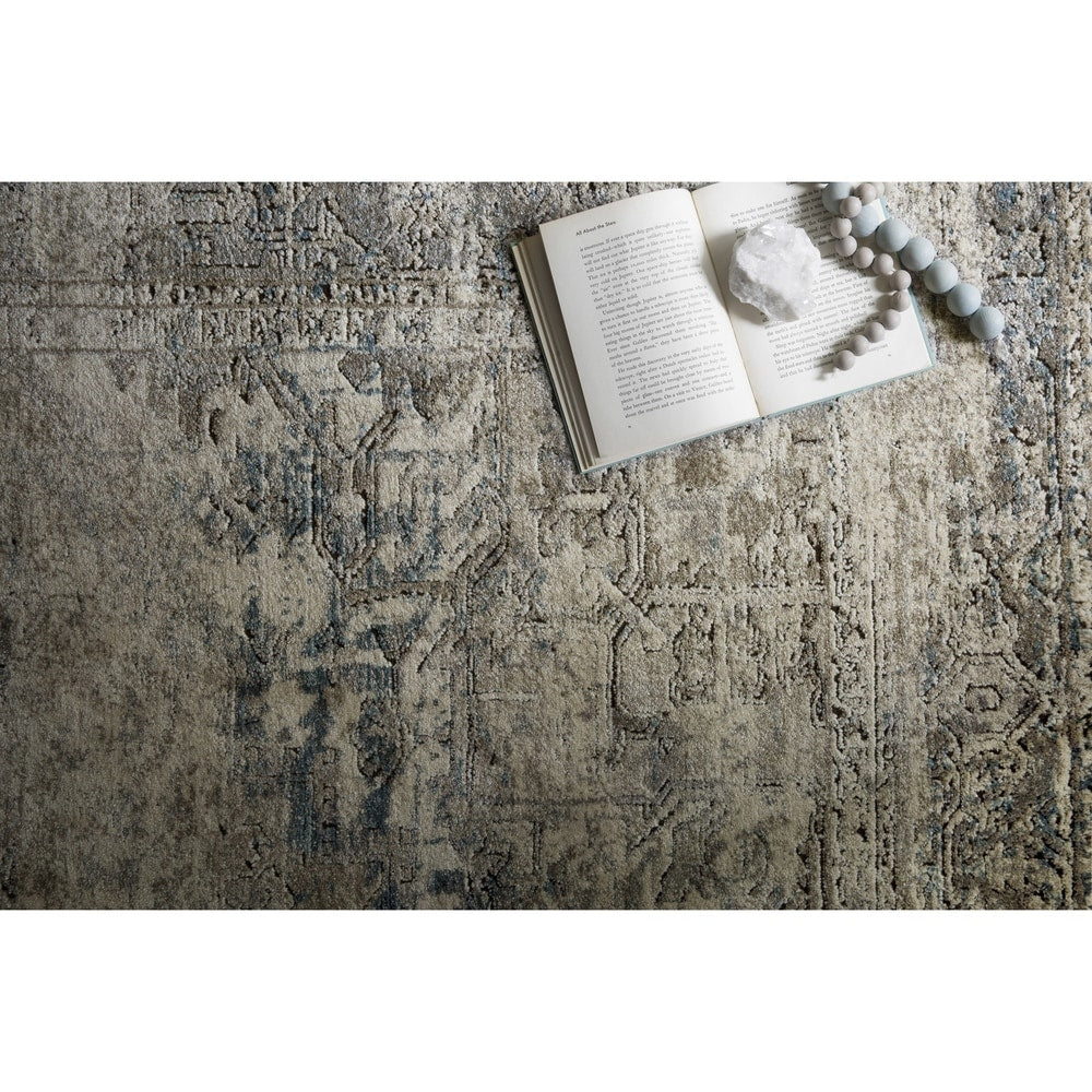 Millennium Collection Soft Area Rug, Grey/ Blue
