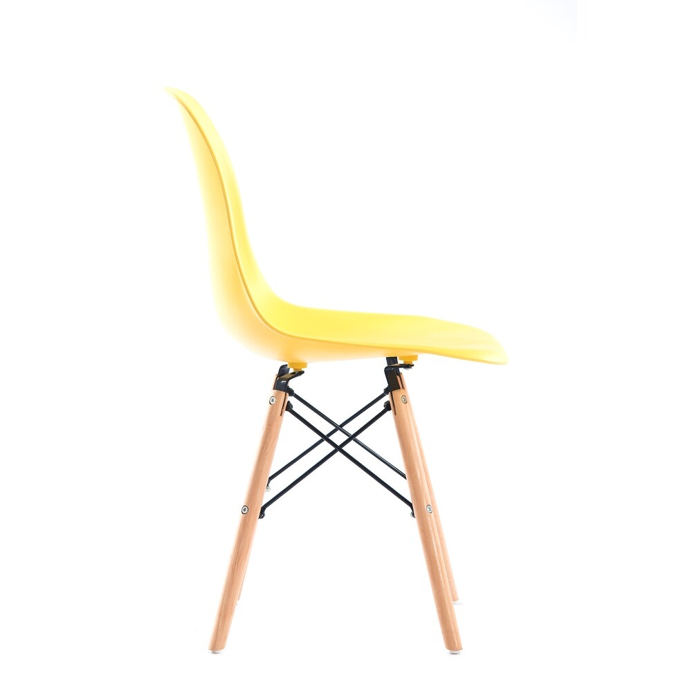 April Mid-Century Dining Chair - White