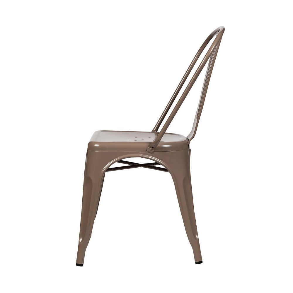 Bastille Side Chair in Dark Taupe