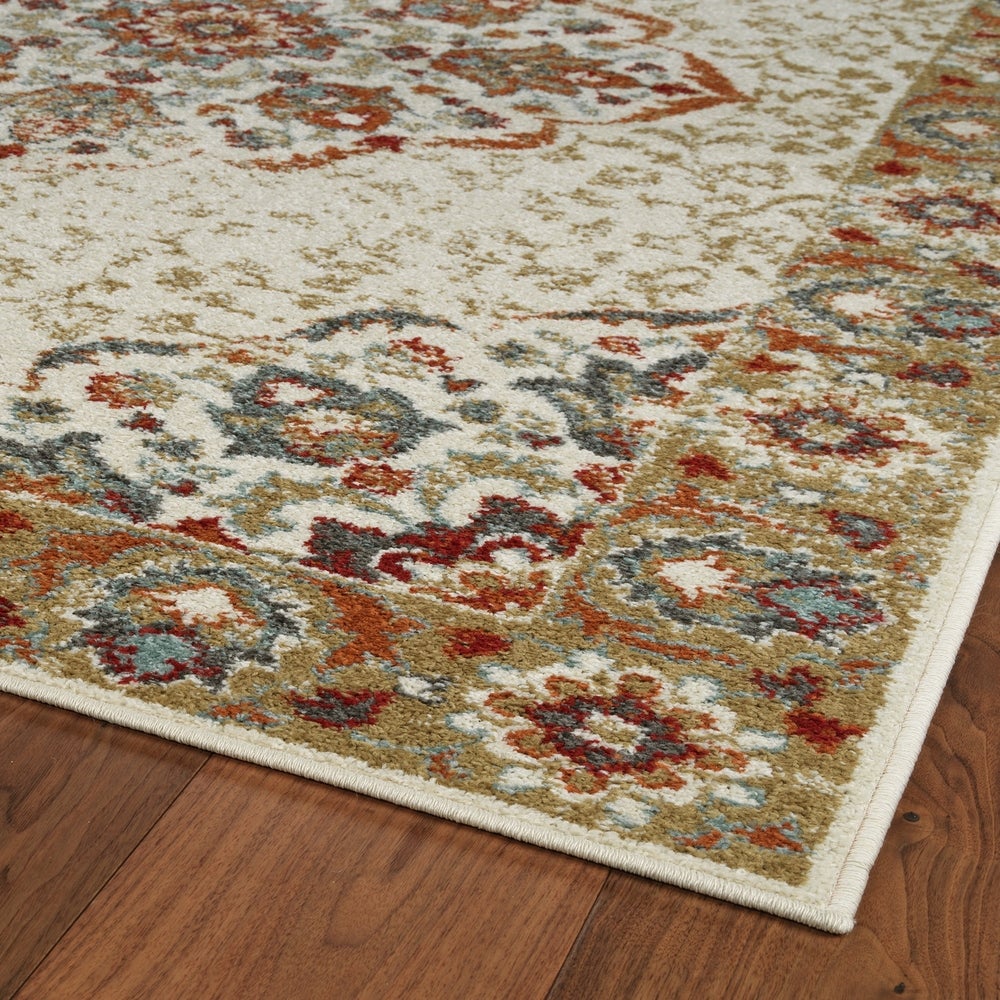 Bombas Easy Care Soft Area Rug Ivory
