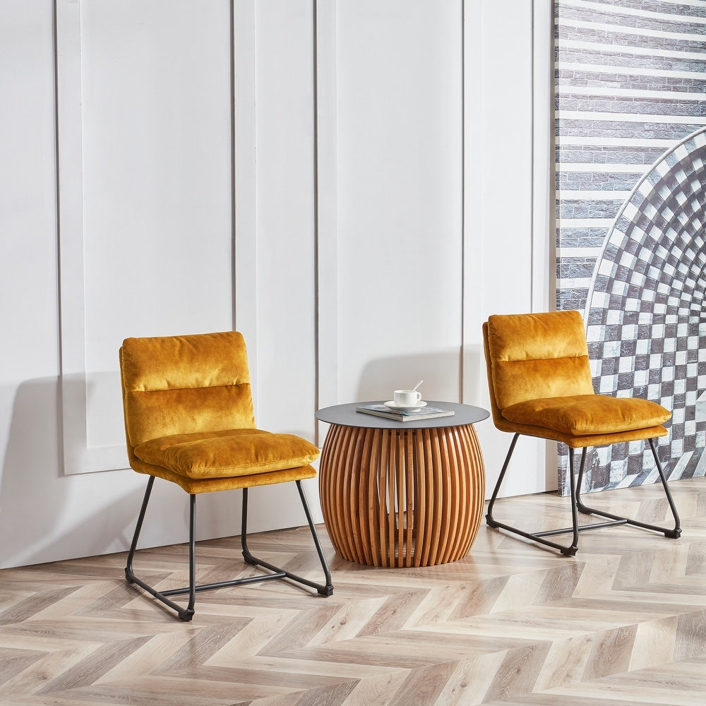 Corvus Carson Contemporary Dining Side Chairs (Set of 2)