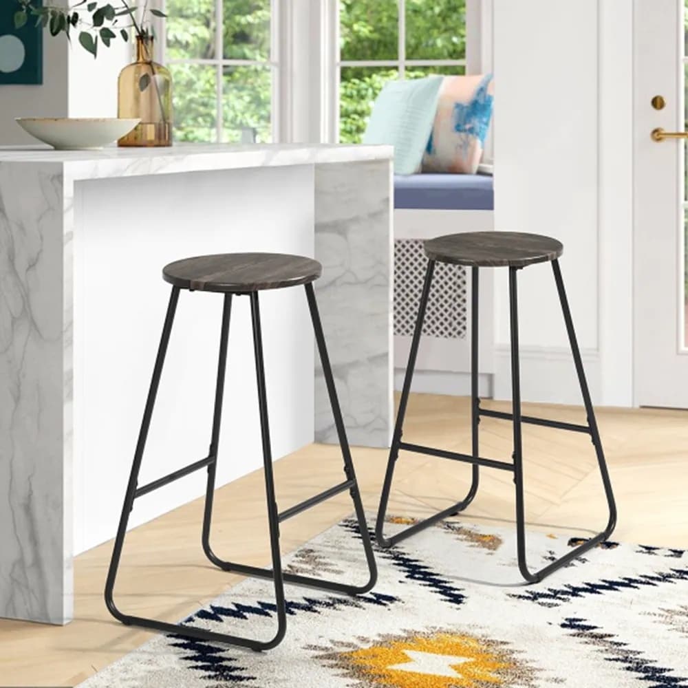 Black bar stools cheap kmart