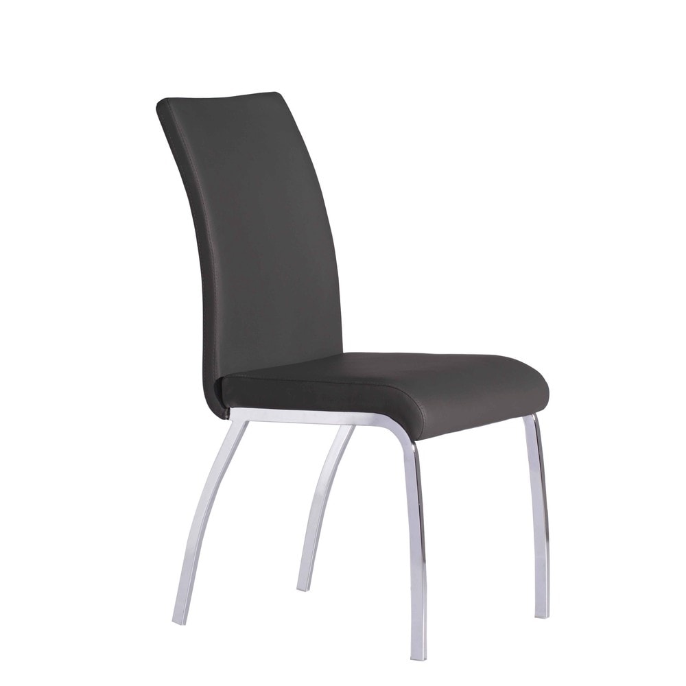 Chrome base dining online chairs