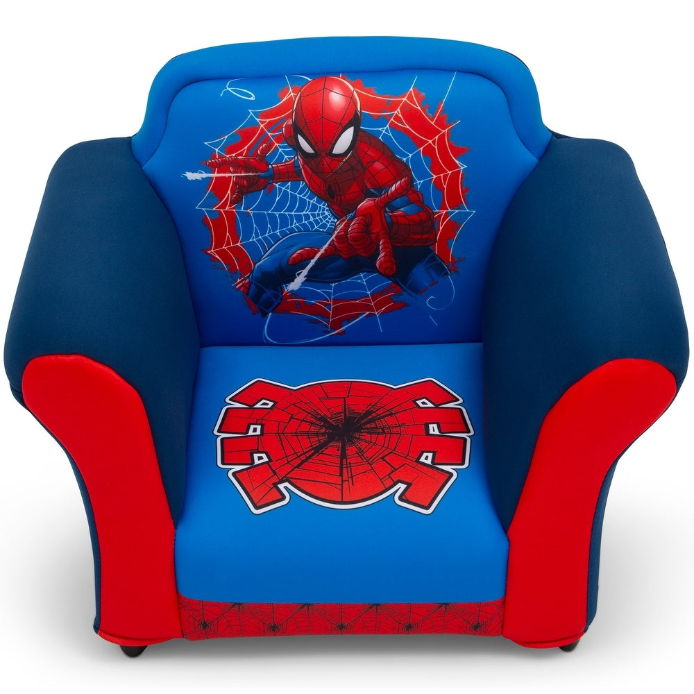 Delta Children Spider-Man Upholstered Chair with Sculpted Plastic Frame