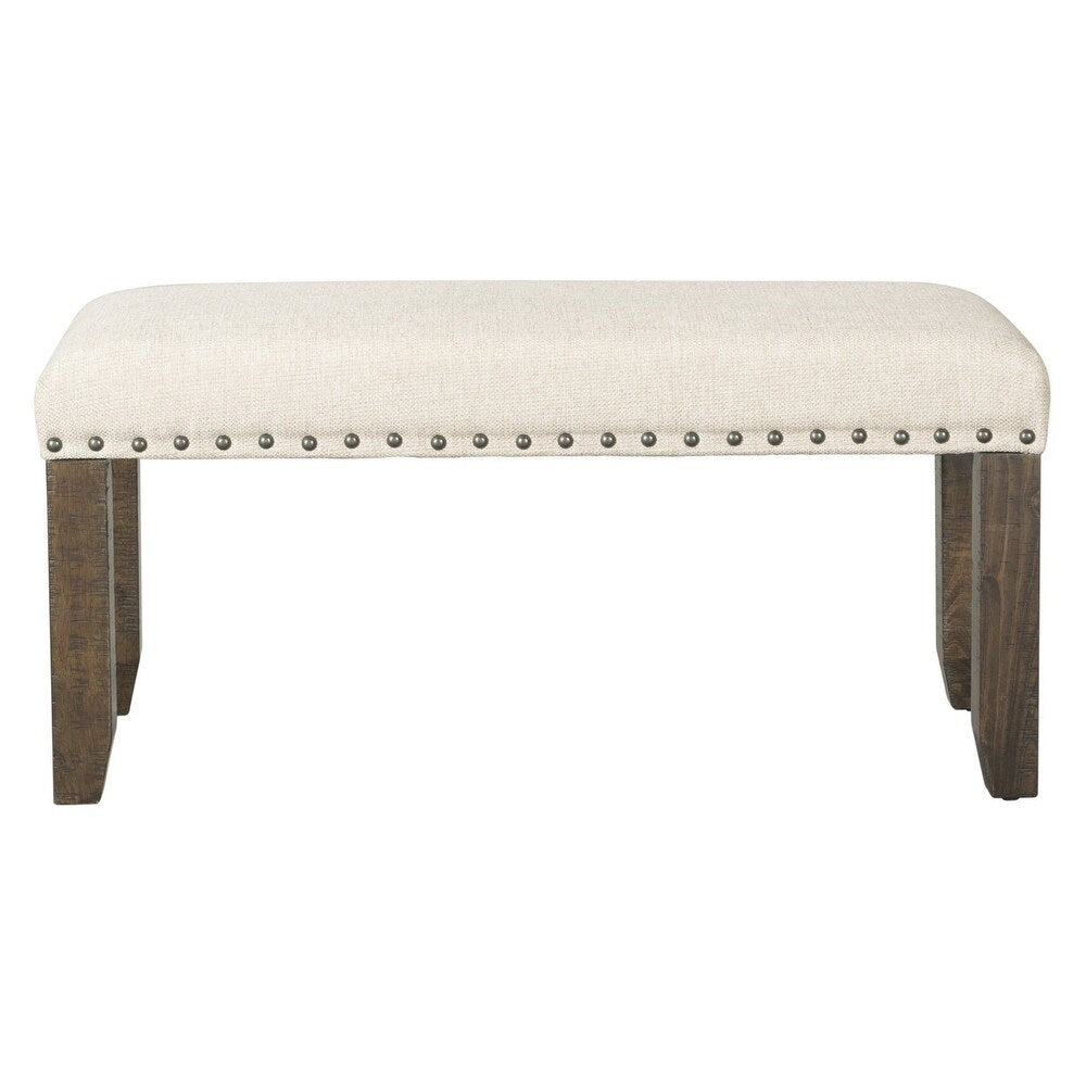 Dex Dining Bench, Cream