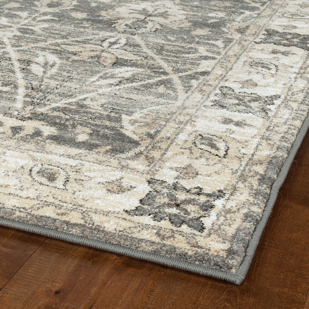 Doke Vintage Replica Grey Soft Area Rug