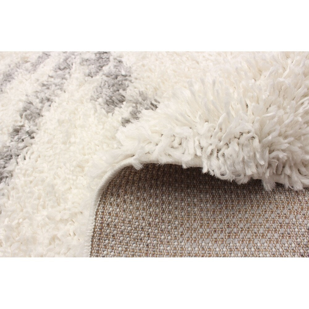 Cream Trellis Tassel Liv Casual Shag