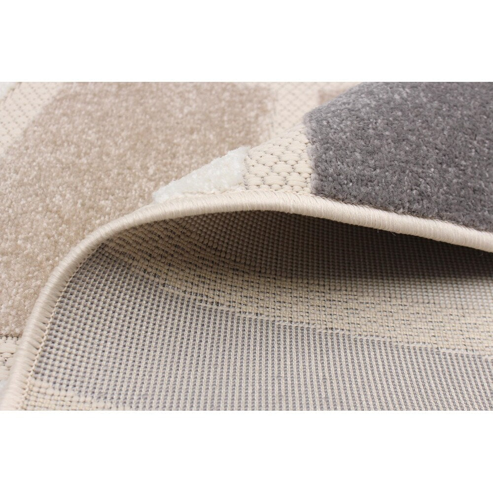 Ivory Blue Indoor/ Outdoor Rug