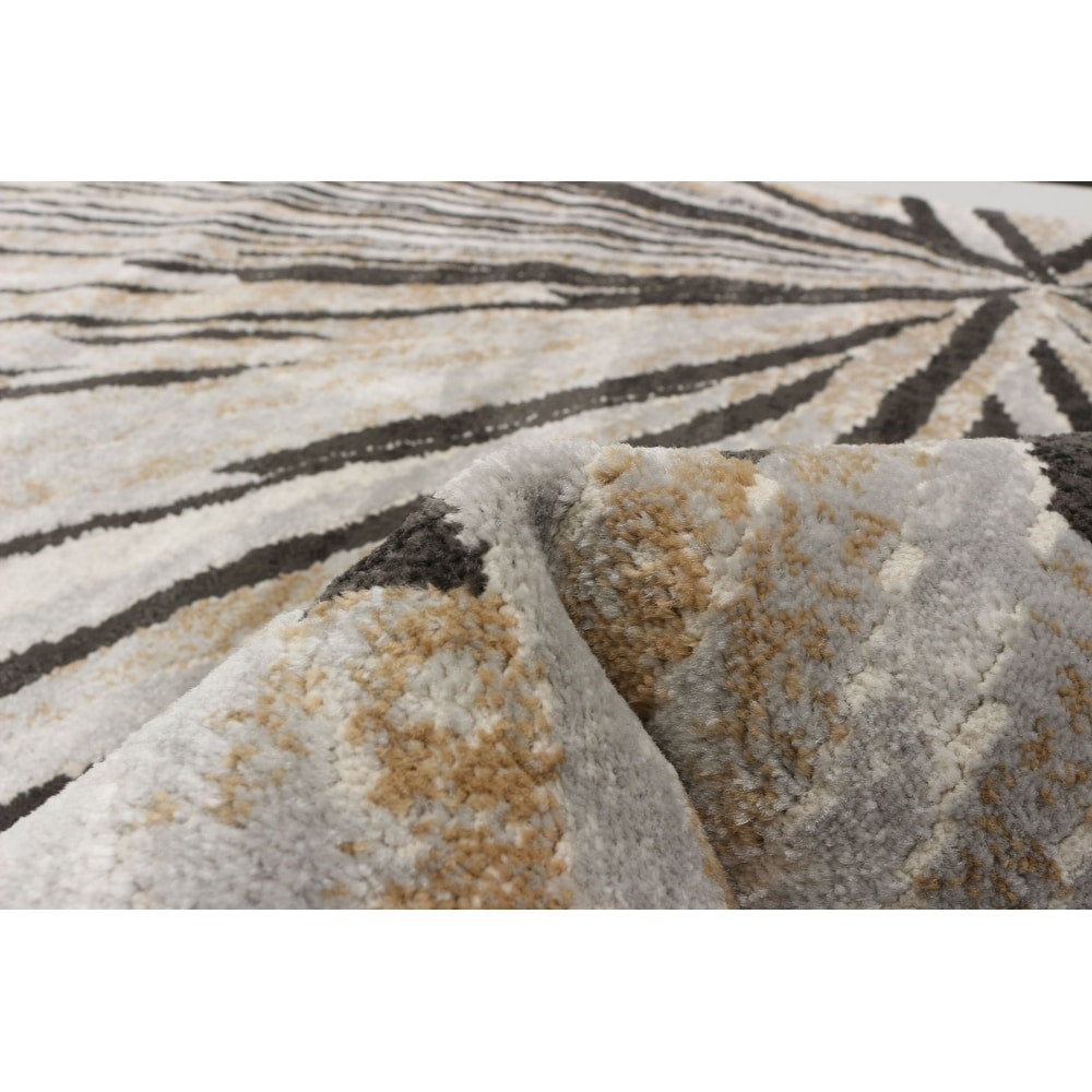 Grey Taupe Modern Contemporary Soft Rug