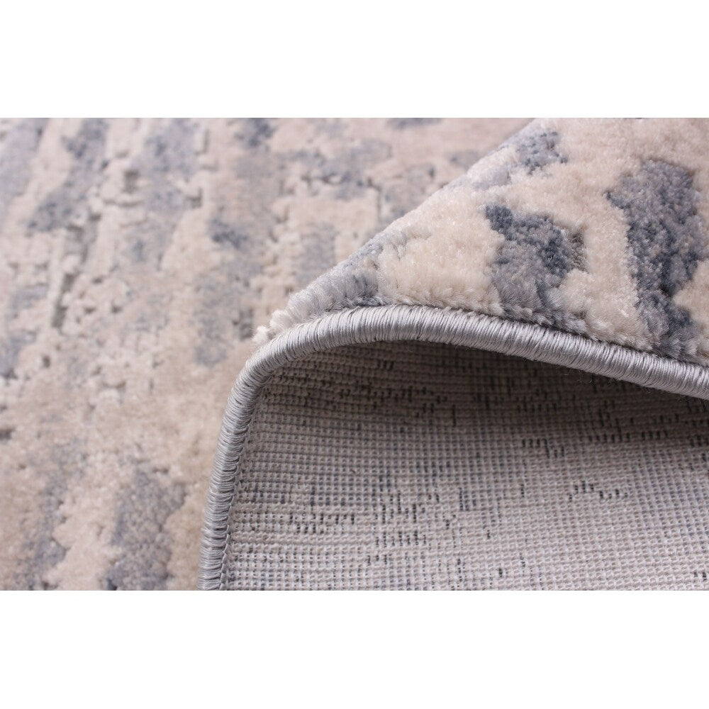 Taupe Modern & Contemporary Soft Rug