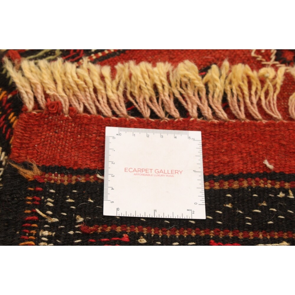 Flat-weave Ottoman Natura Brown, Copper Wool Soft Kilim Rug