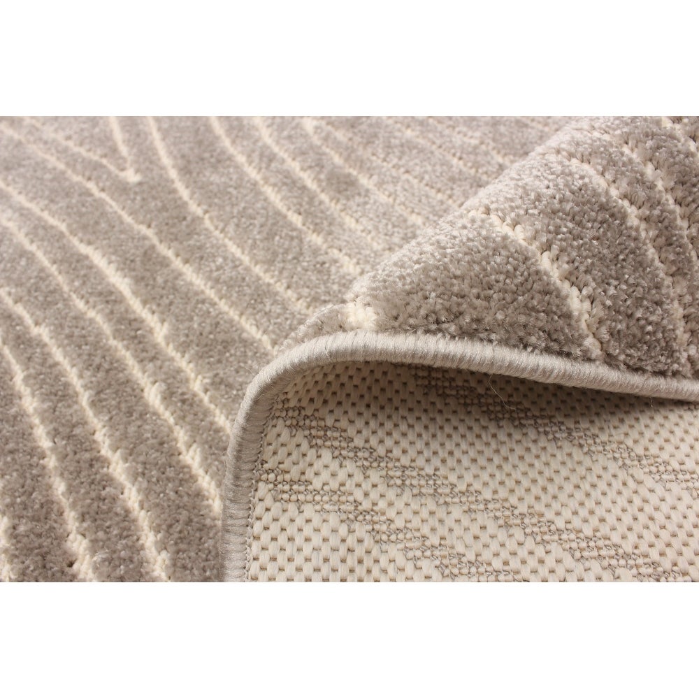 Abstract Grey Modern Contemporary Soft Rug