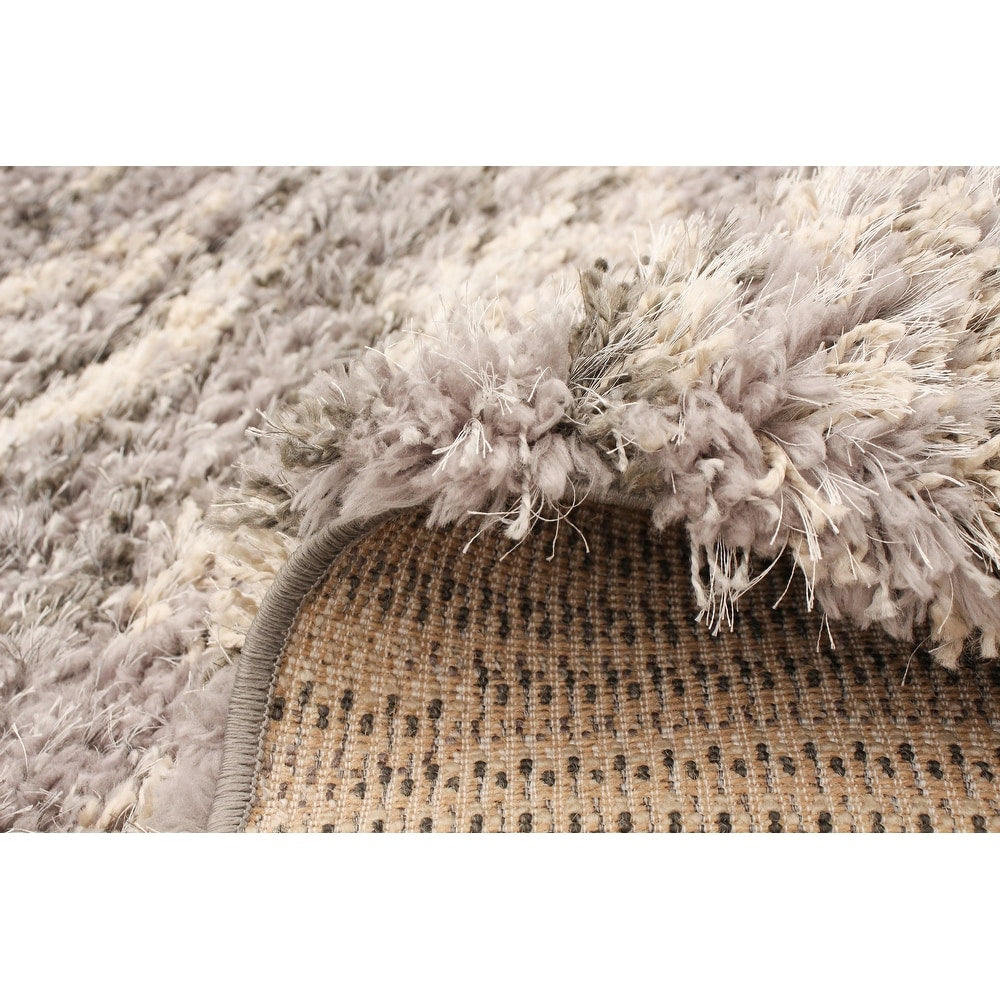 Yeti Modern Grey Soft Area Rug Shag