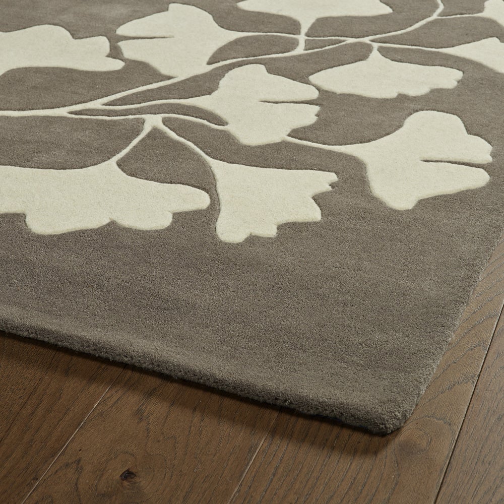 MELANGE COLLECTION floral Blue Soft Area Rug