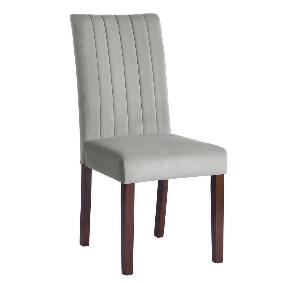Homylin Velvet Upholstered Dining Chairs (Set of 2)
