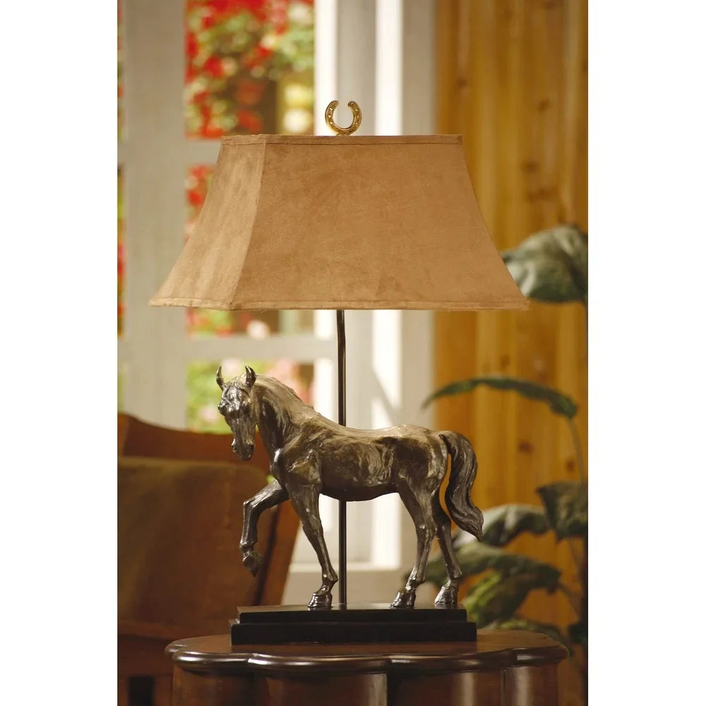 Horse Creek Bronze 31-inch Table Lamp