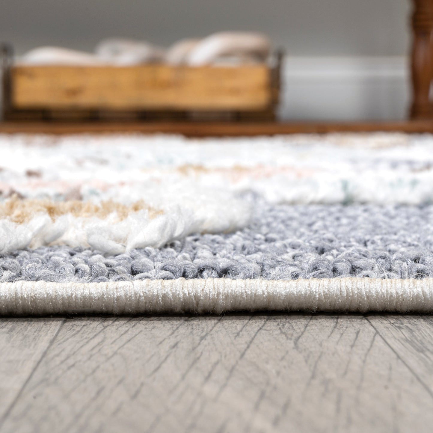 Giglio Contemporary Beach Strie' Striped Soft Area Rug