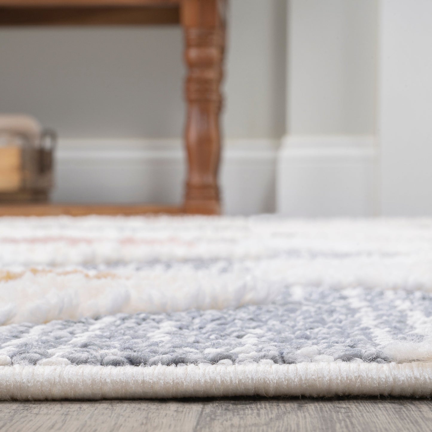 Pia Tropical Leaves Soft Area Rug
