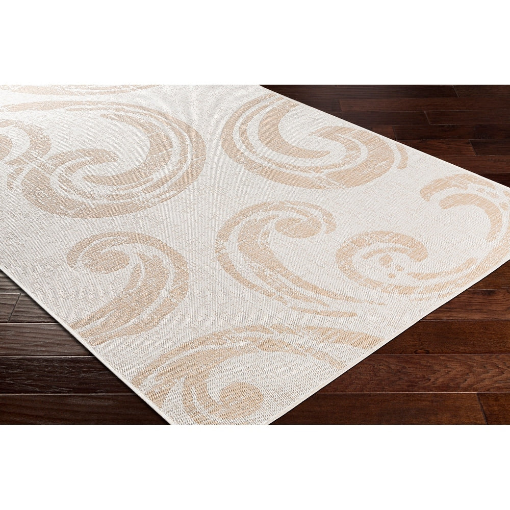 Kimarlee Indoor/ Oudoor Scroll Area Rug