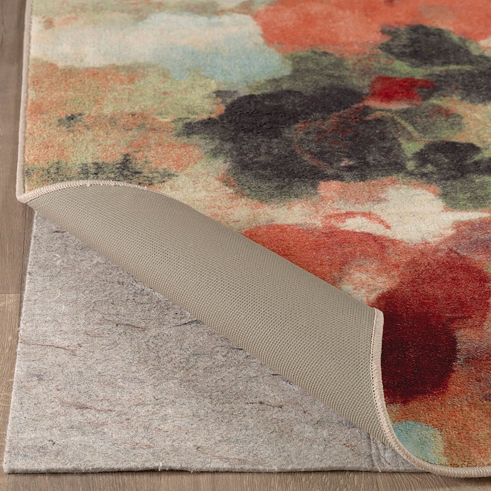 Mohawk Home Colorful Abstract Floral Garden Area Soft Rug