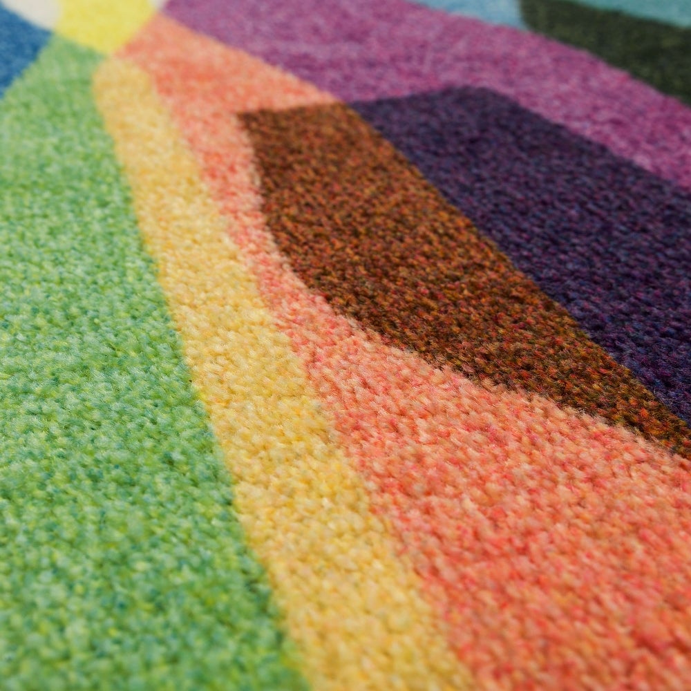 Home Colorful Bottles Kitchen Mat Scatter Rug