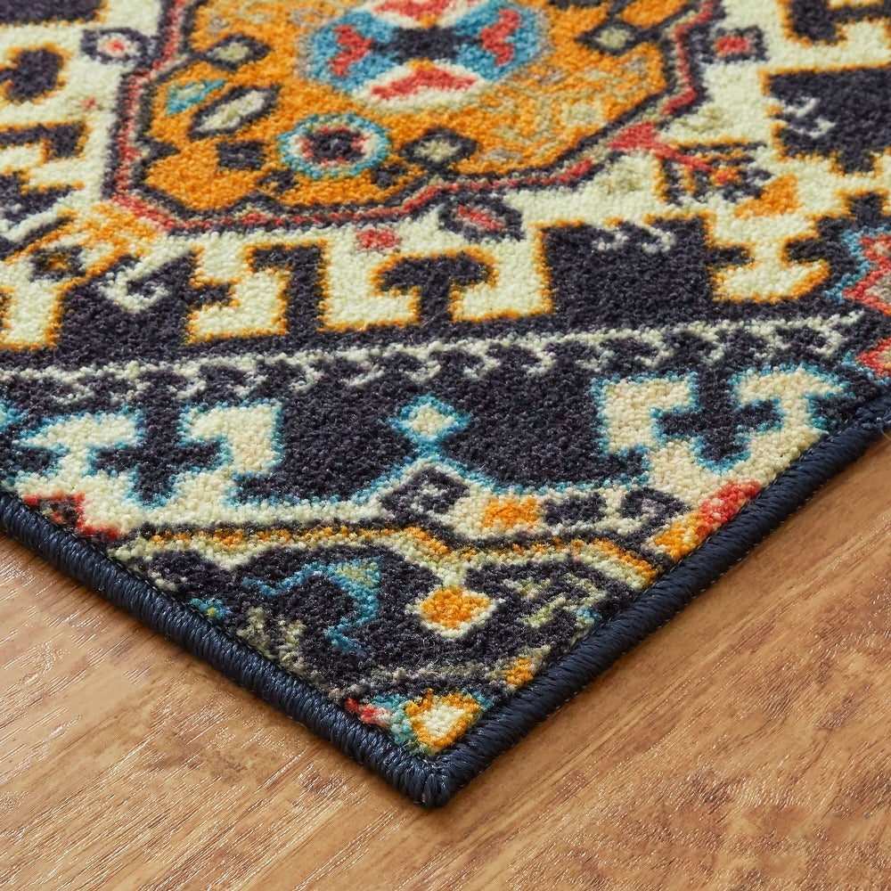Home Isle Ornamental Medallion Soft Area Rug