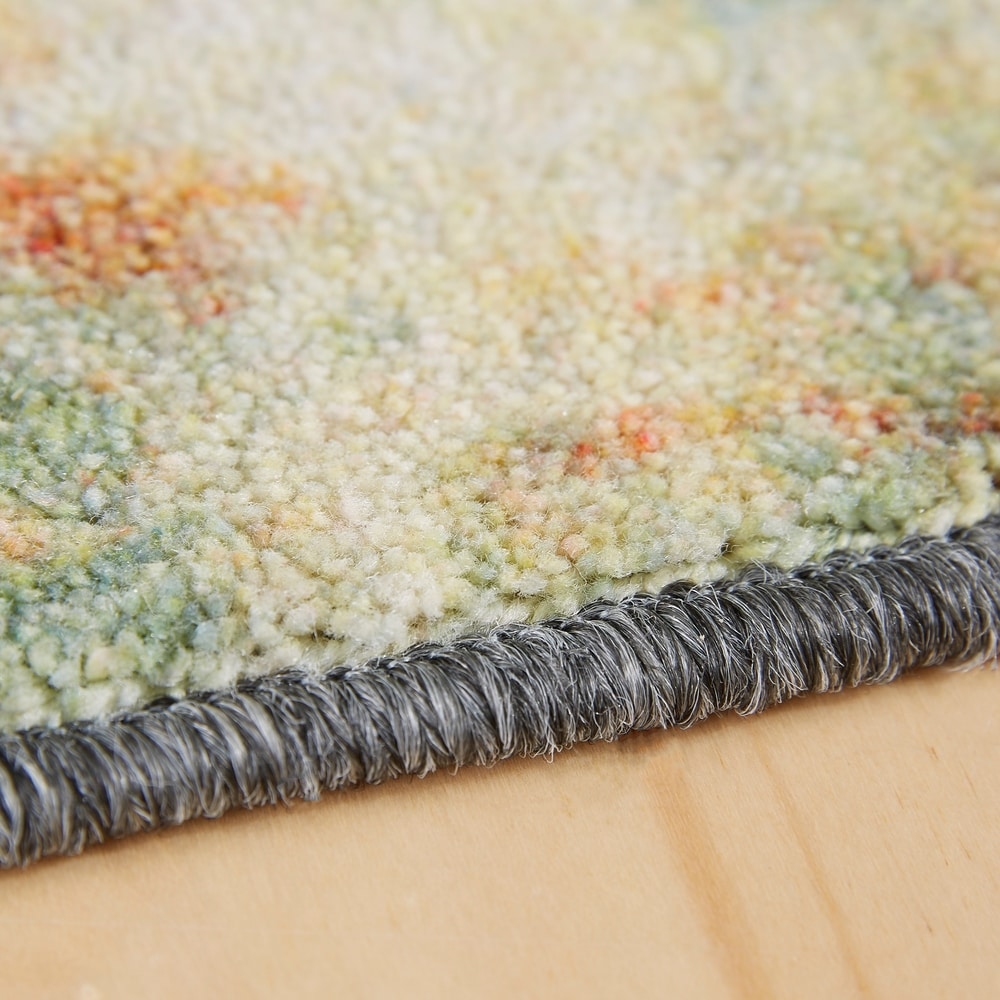 Prismatic Amora soft Area Rug Black/Yellow