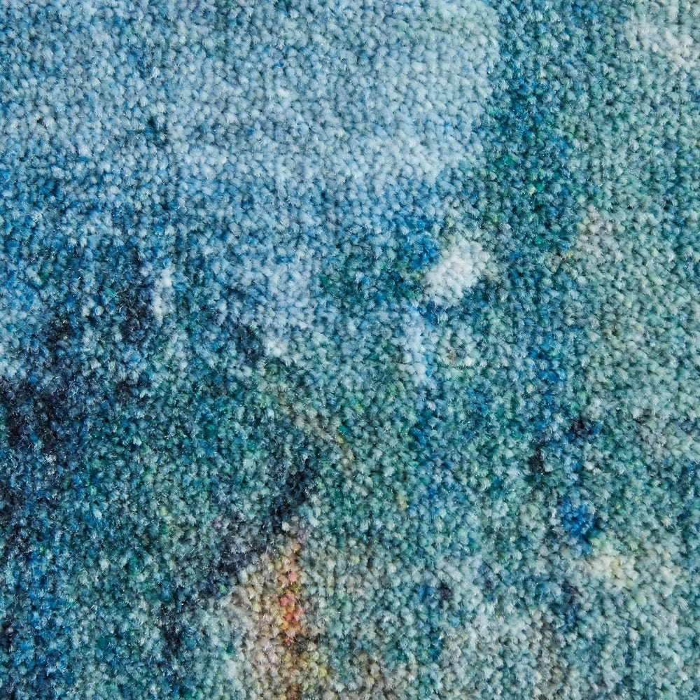 Home Painted Blocks Soft Area Rug