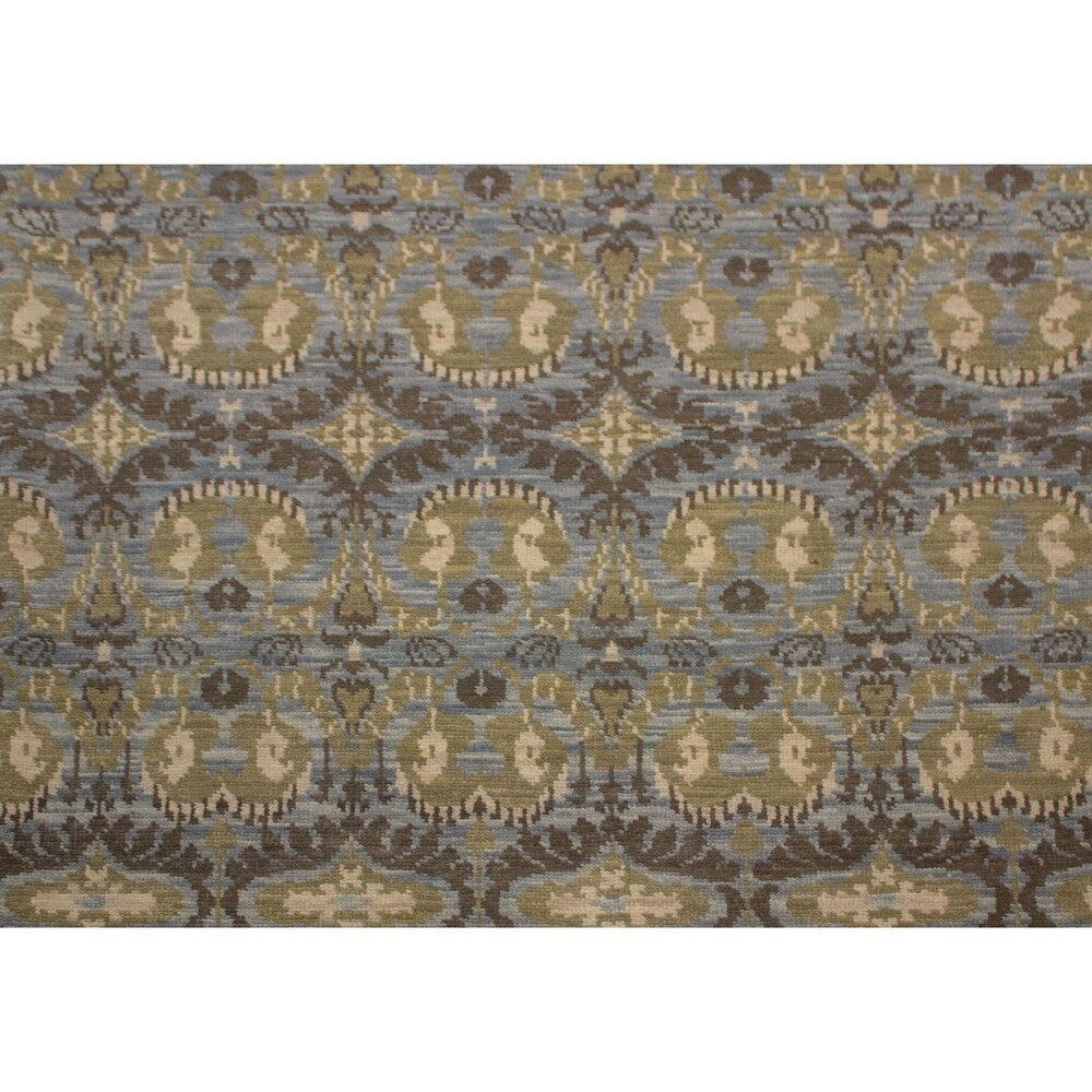 Fine Oushak Hestia Blue/Green Soft Area Rug