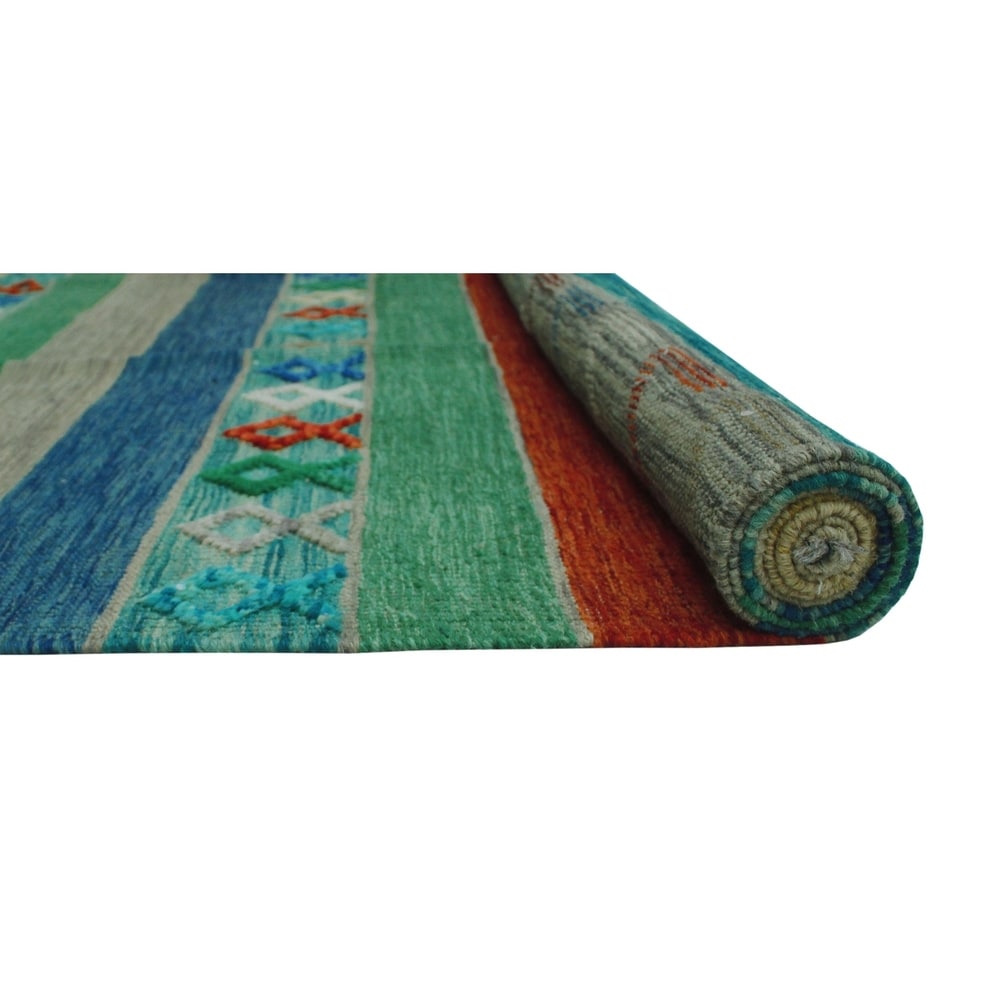 High-Low Kilim Gearld Rust/Gold Soft Area Rug