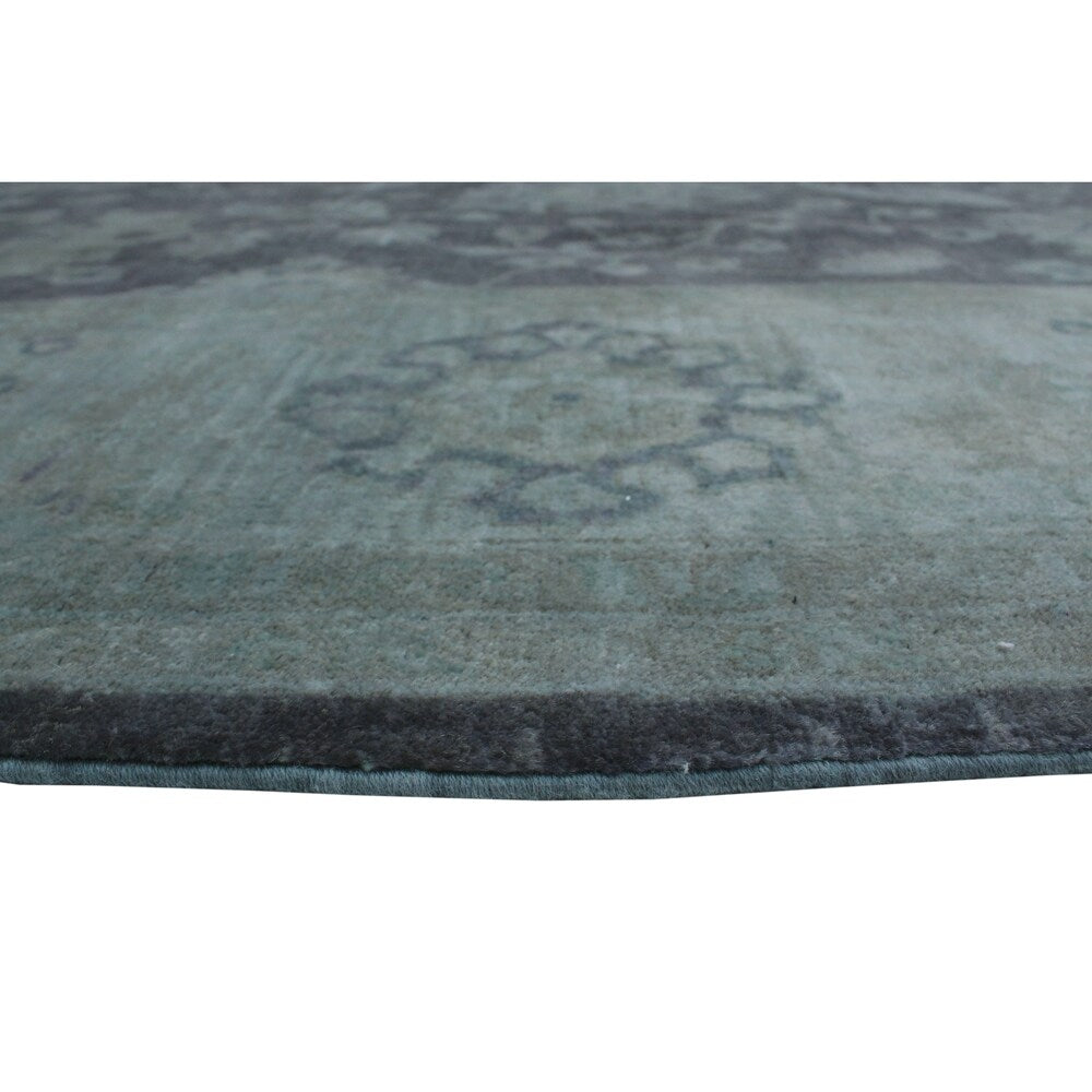 Overdyed Sarosh Grey/Purple Soft Area Rug