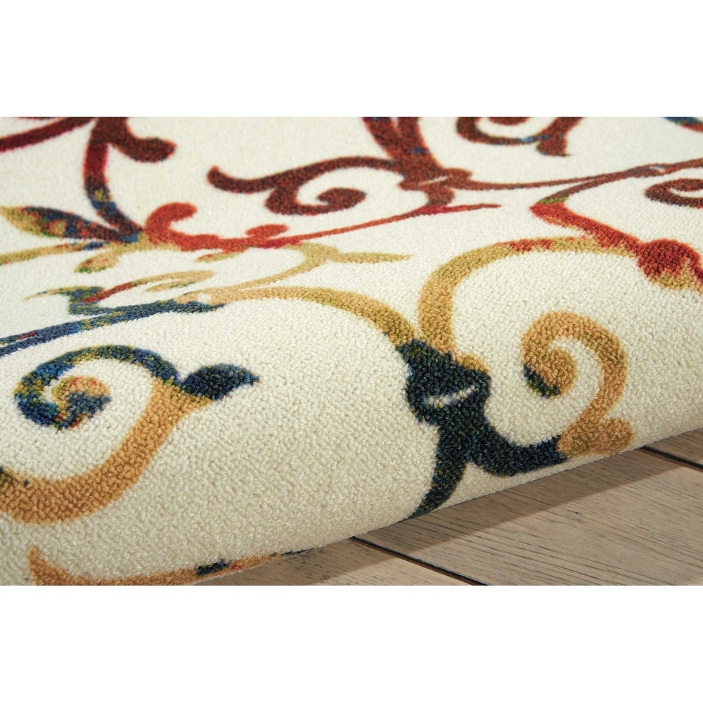 Garden Geometric Trellis Indoor/Outdoor Area Rug