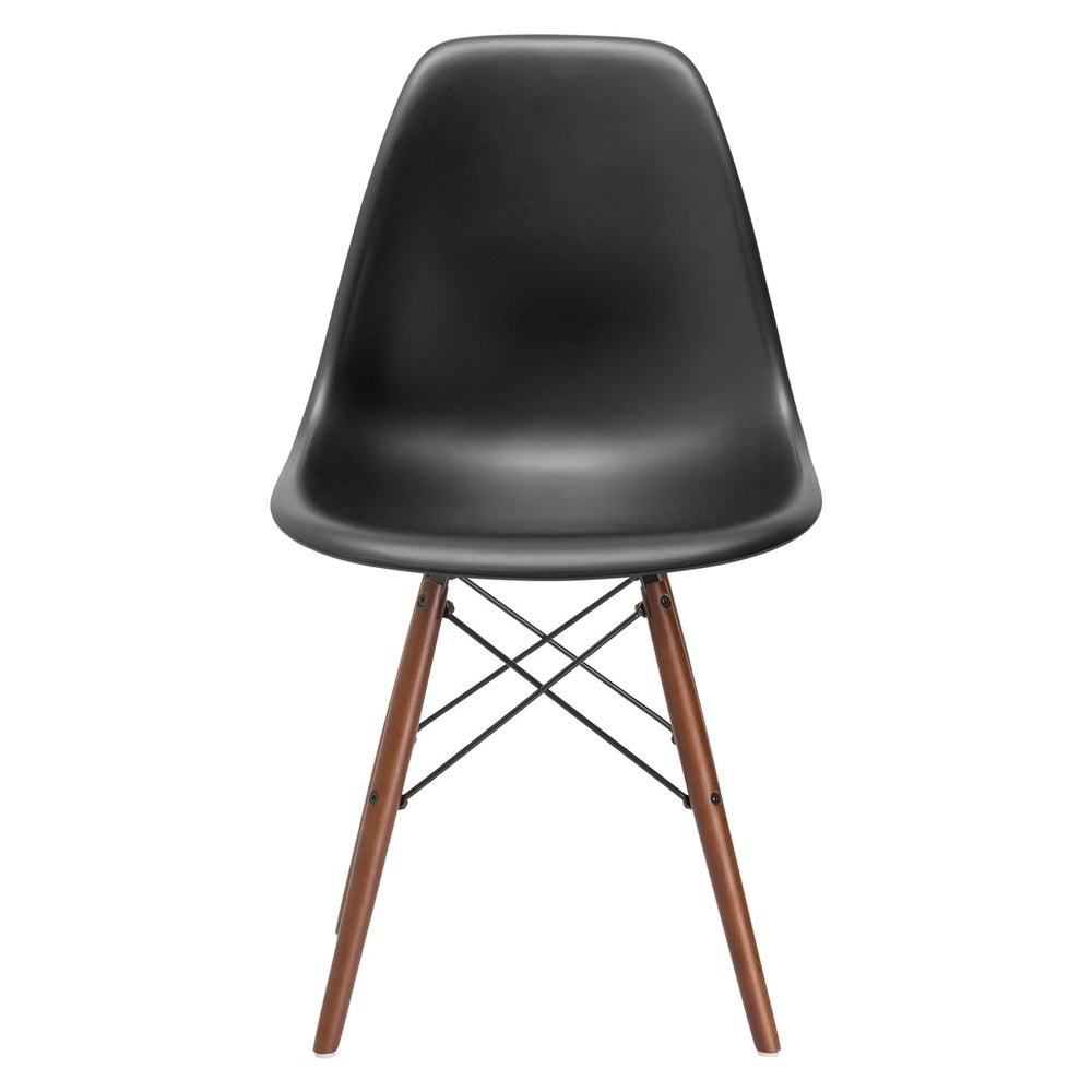 Edgemod Vortex Side Chair Walnut Legs - 21"L x 18.5"W x 32.5"H