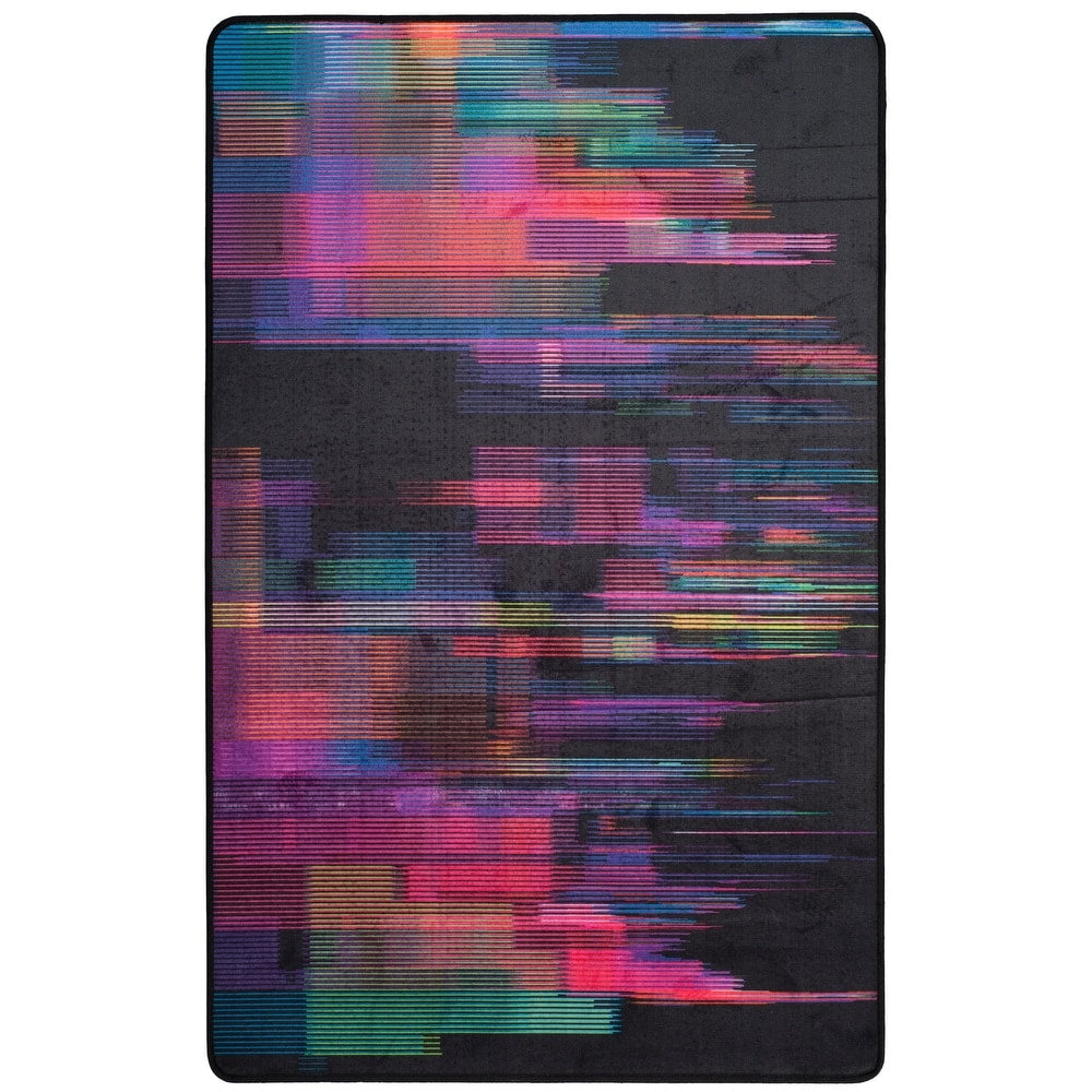 Daytona Judyth Graphic Abstract Machine Washable Soft Rug
