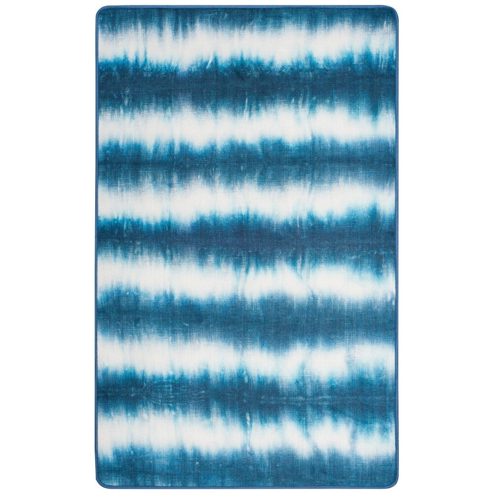 Daytona Nyla Graphic Abstract Machine Washable Soft Rug
