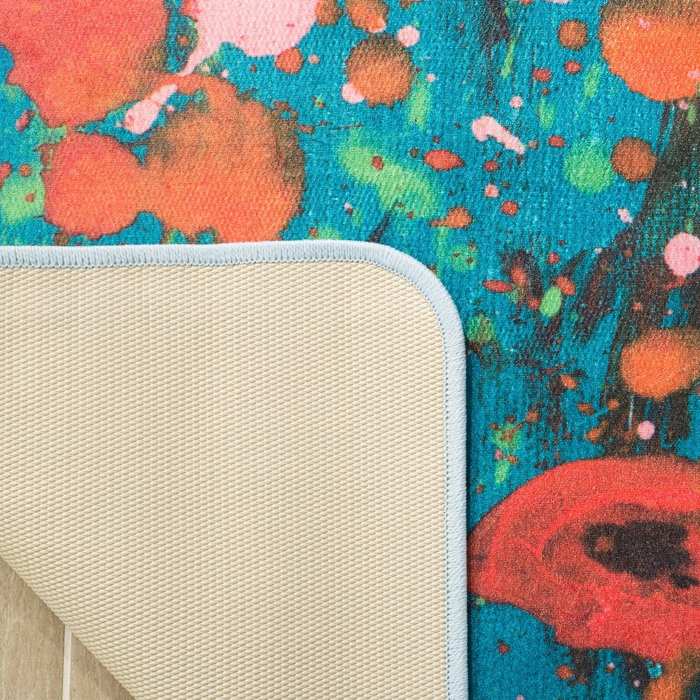 Daytona Sheri Graphic Abstract Machine Washable Soft Rug