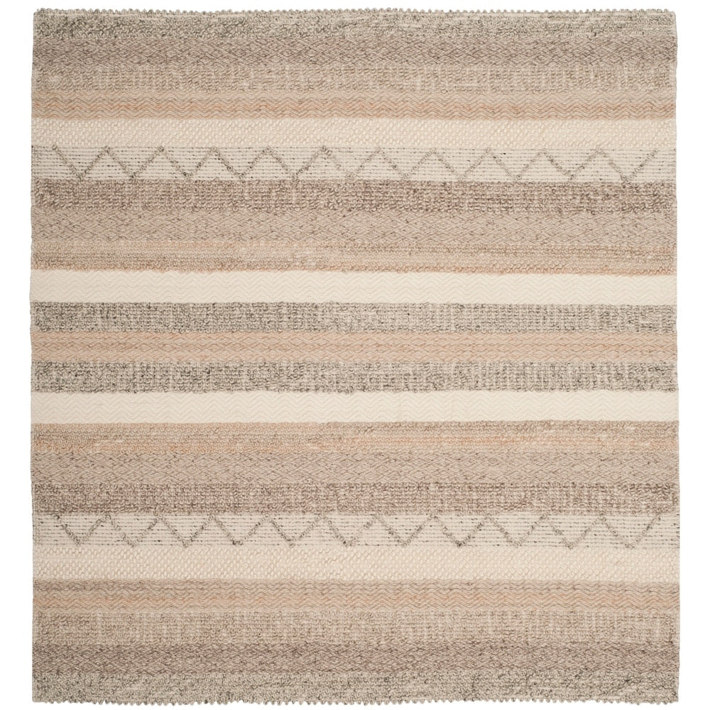 Handmade Natura Fanette Wool Rug Beige
