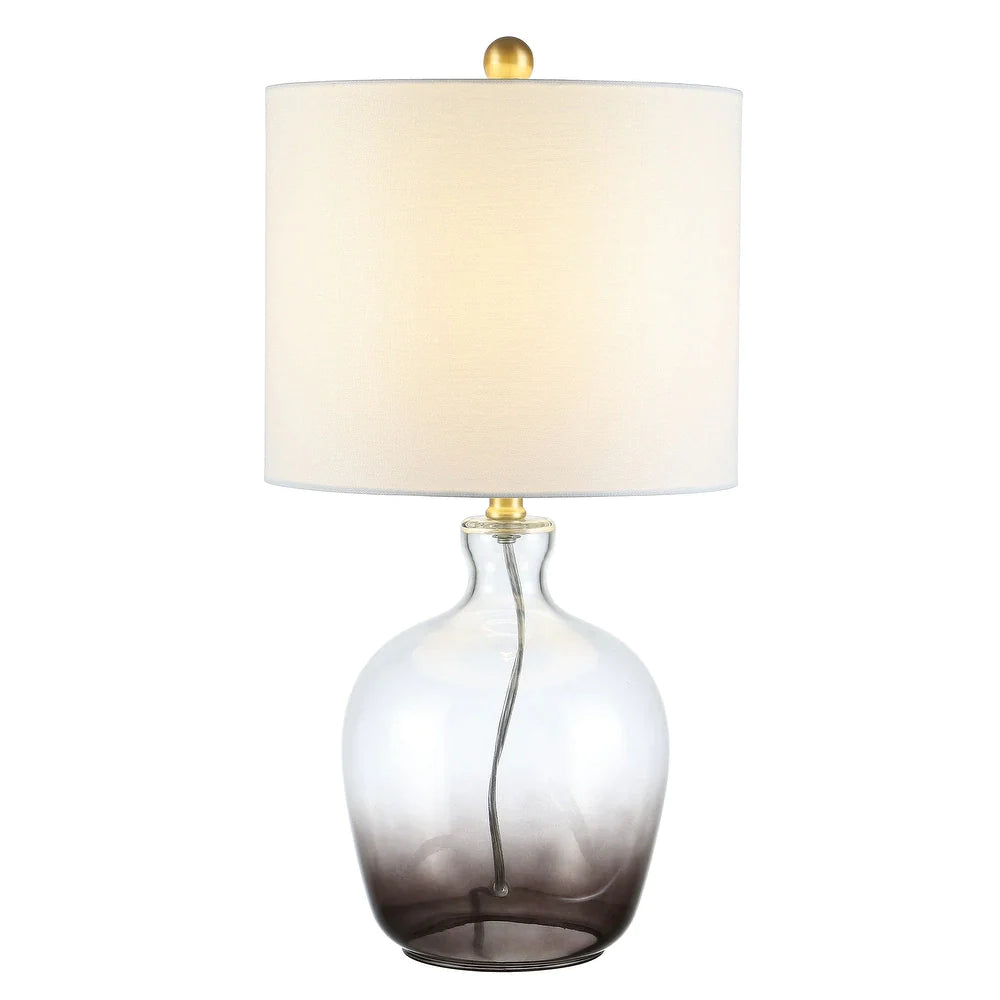 Lighting 23-inch Remzi Ombre Grey LED Table Lamp - 12" W x 12" L x 23" H
