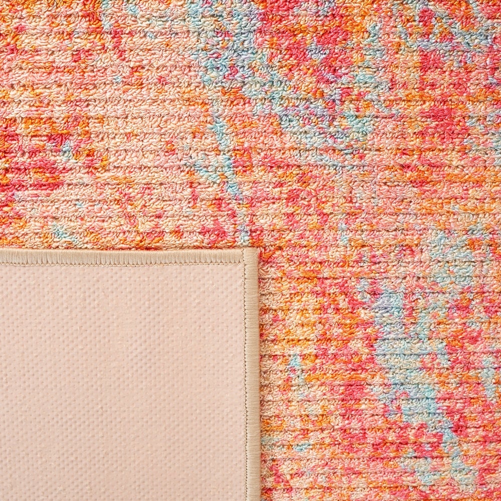 Sequoia Henriette Abstract Machine Washable Soft Rug