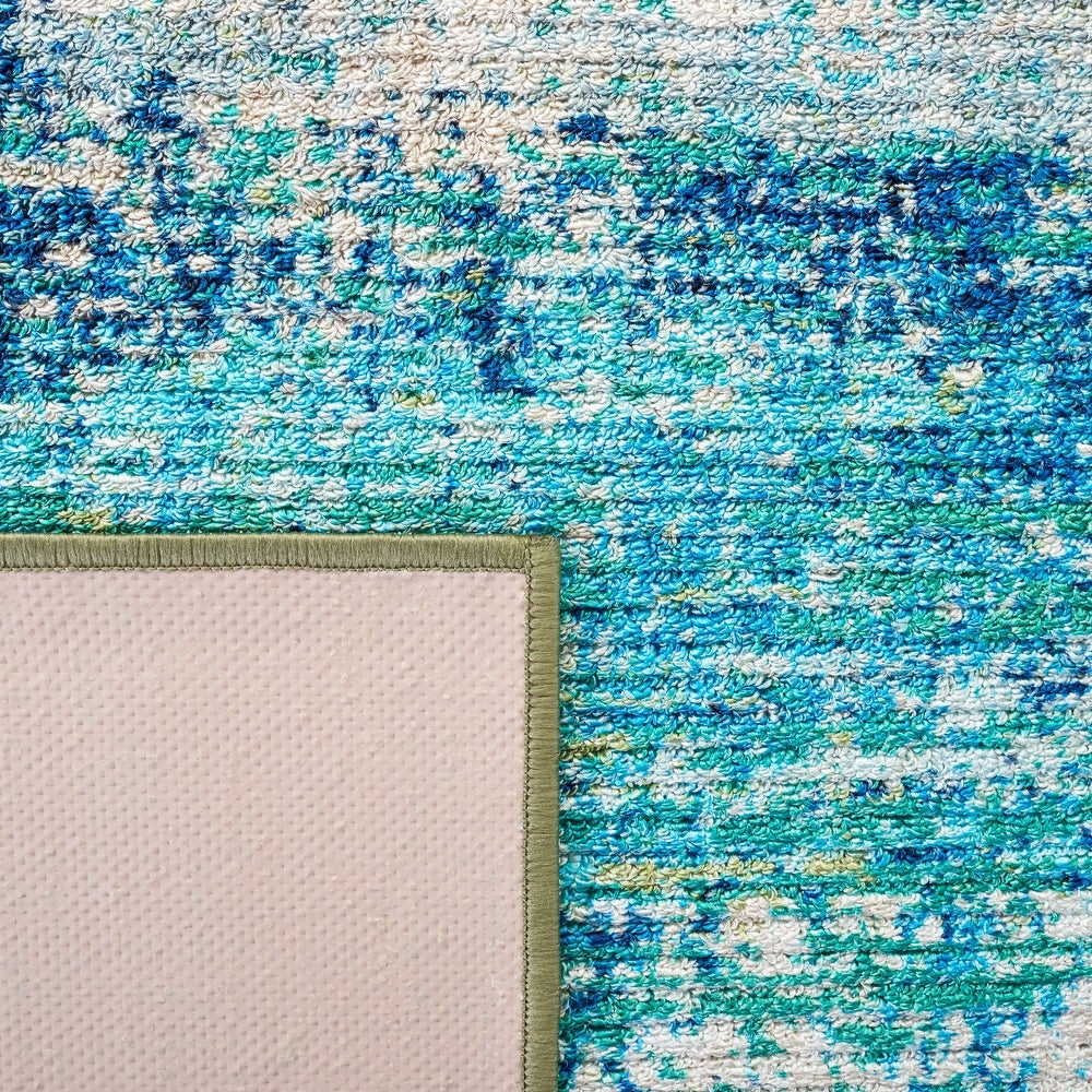 Sequoia Tryntsje Abstract Machine Washable Soft Rug