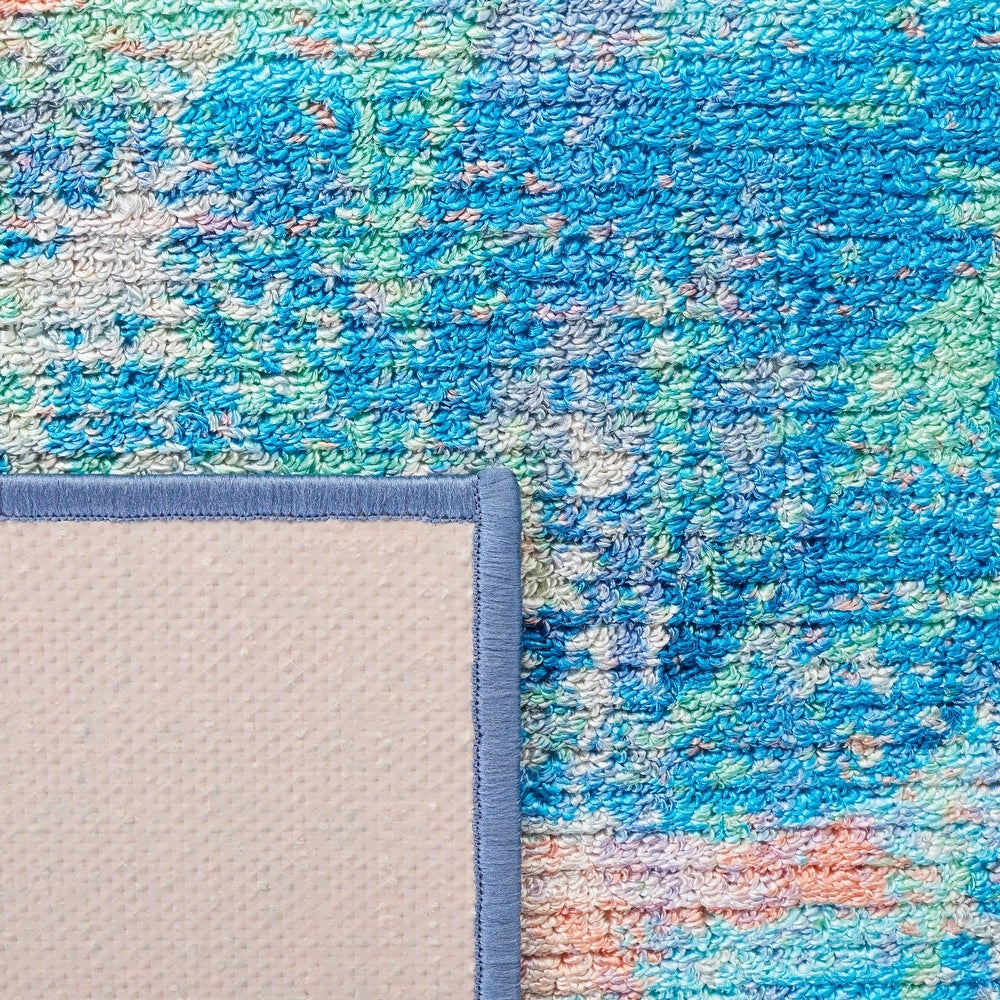 Sequoia Vasilia Abstract Machine Washable Soft Rug