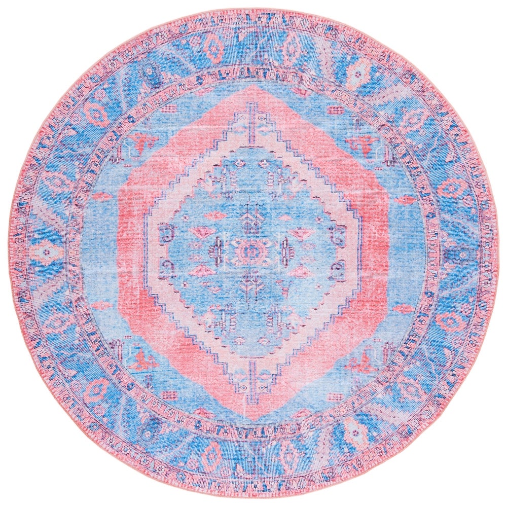 Serapi Annaelle Shabby Chic Distressed Machine Washable Soft Rug
