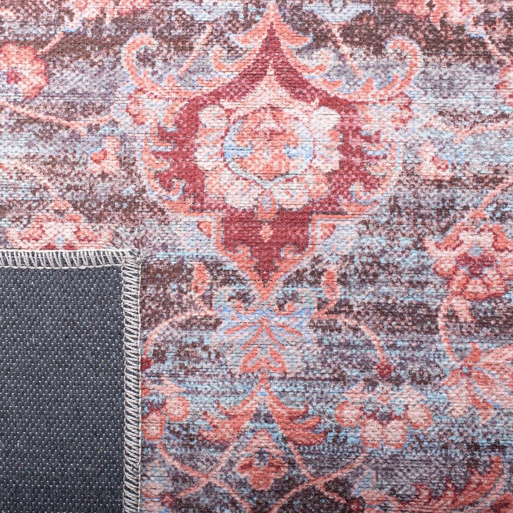 Serapi Honoree Shabby Chic Distressed Machine Washable Soft Rug