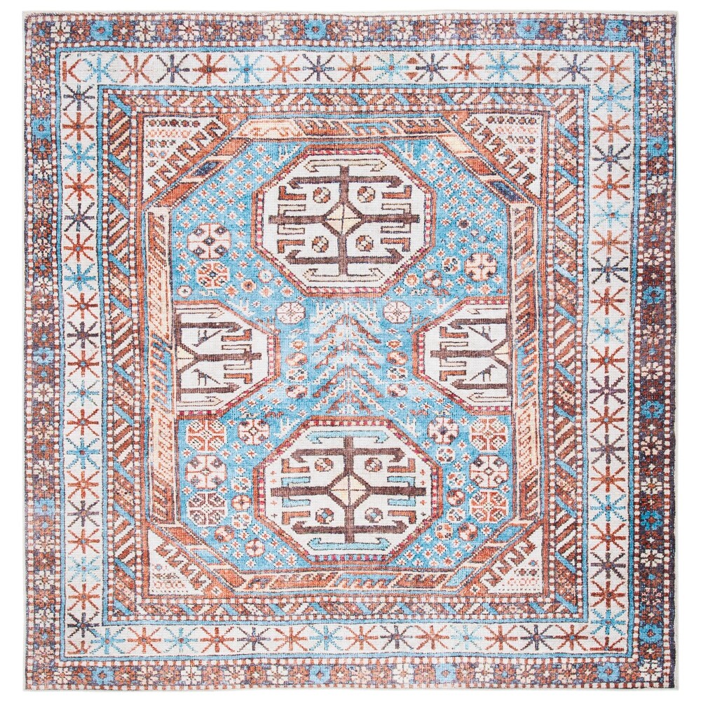 Serapi Lianne Shabby Chic Distressed Machine Washable Soft Rug