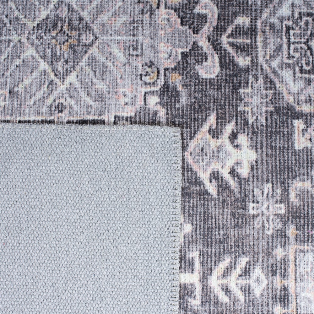 Serapi Veselinka Shabby Chic Distressed Machine Washable Soft Rug