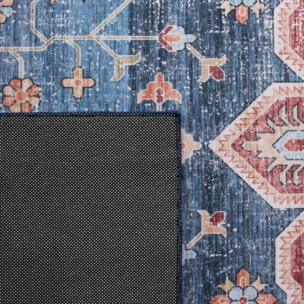 Tucson Boel Oriental Medallion Machine Washable Soft Rug