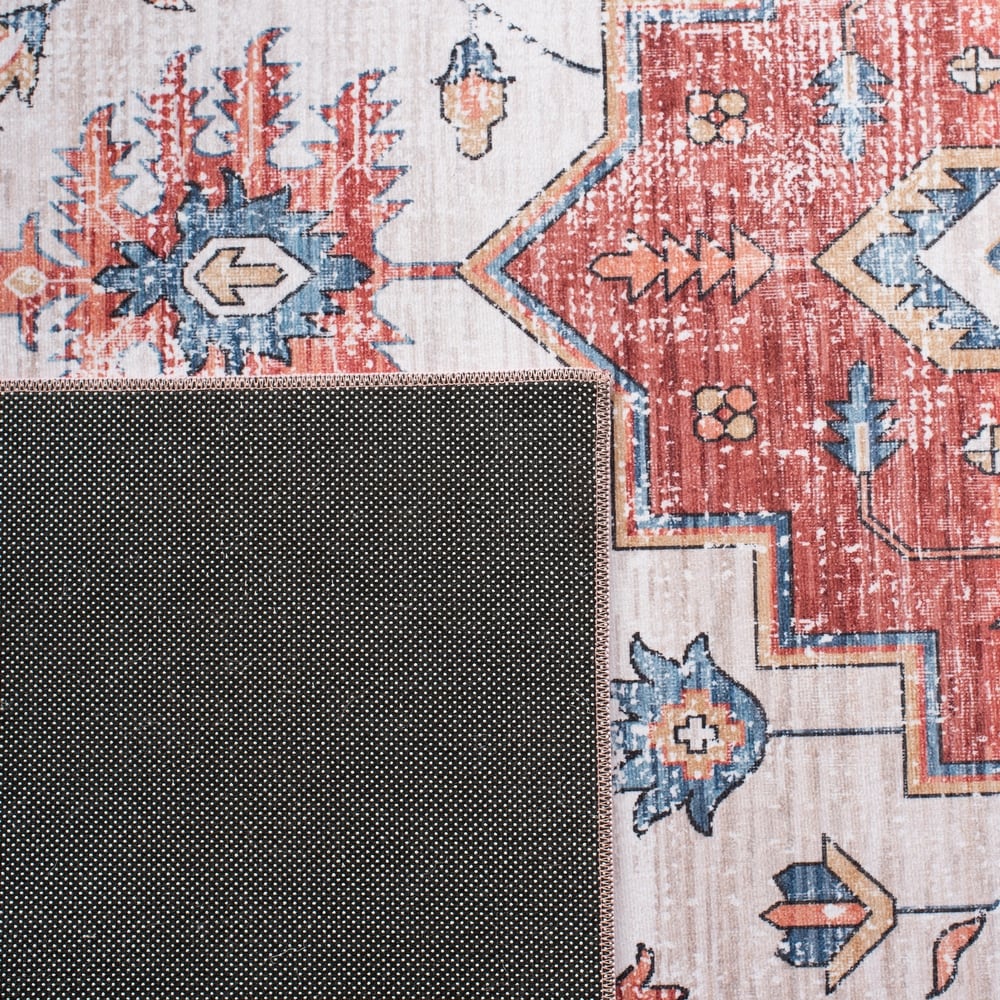 Tucson Kristyna Oriental Medallion Machine Washable Soft Rug