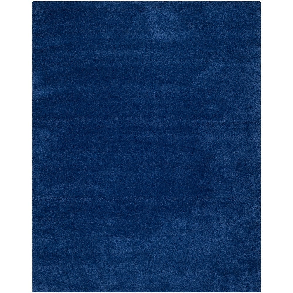 Navy Soft Plush Shag Area Rug