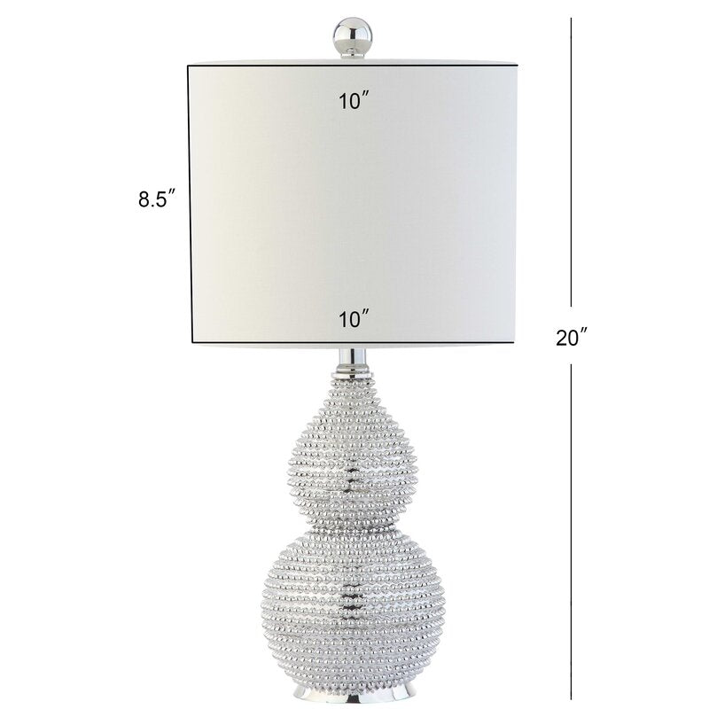 Chrome 20" Table Lamp