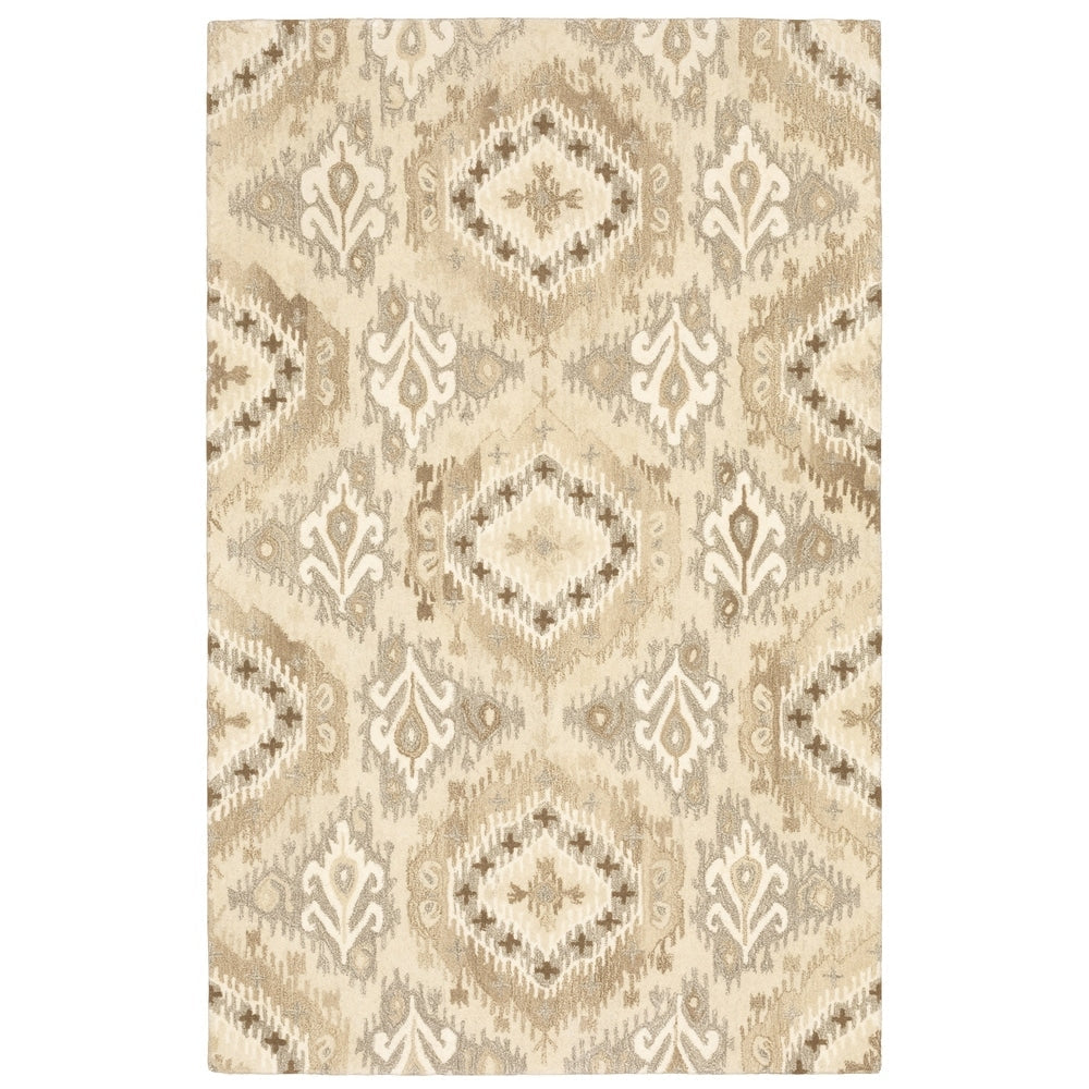 Almirante Abstract Hand-made Soft Area Rug